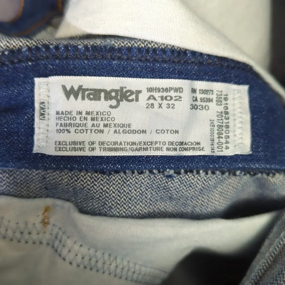 Wrangler Jeans Men's 28x32 Blue 936PWD Cowboy Cut Slim Denim Western NWT